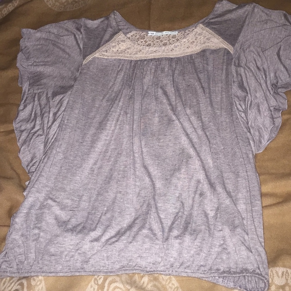 Gray blouse